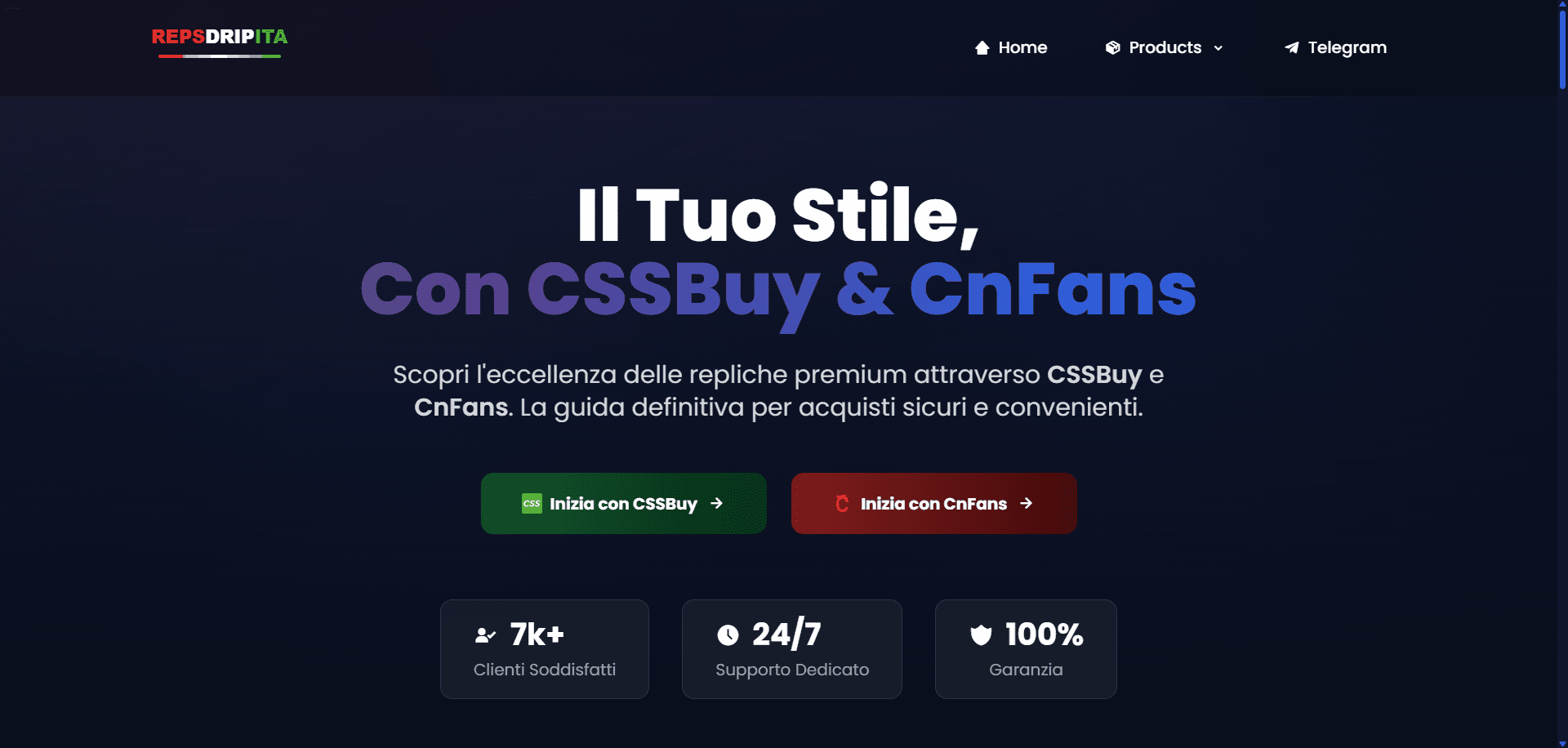 RepsDripIta project preview